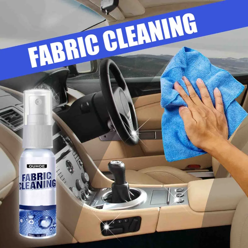 

Car Interior Fabric Cleaning Agent Multi-function Cleaning Agent Spray Strong Decontamination Ceiling Leather Seat Cleaner Foam