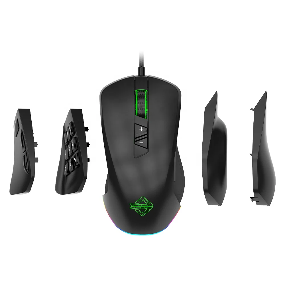 

Оптическая игровая мышь AJAZZ GTI 14, 5000DPI, программируемая, RGB-подсветка