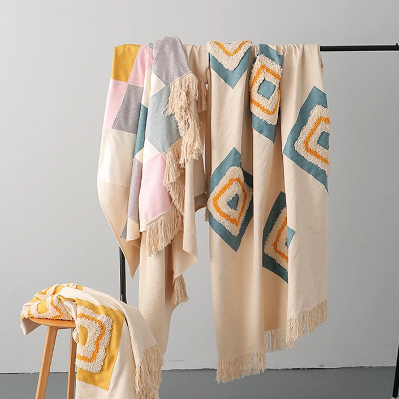 Чехол на диван morrockcan Style покрывало кровать украшение для дома 142x19 2 см/142x220см|Шаль|