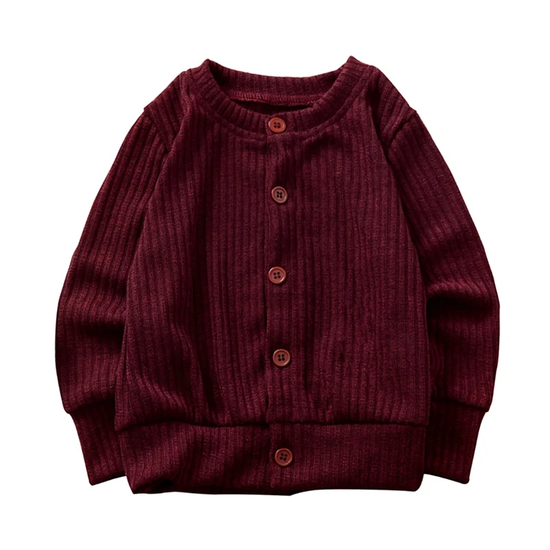 Осенняя одежда для новорожденных милый зимний свитер мальчиков и девочек
