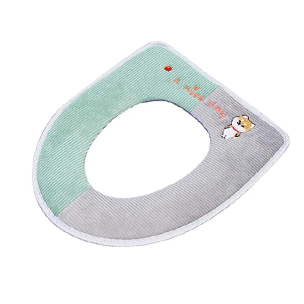 Universal Soft Heated Washable Toilet Seat Mat Set for Home Decor Closestool Case Warmer Lid Cover Accessories | Дом и сад