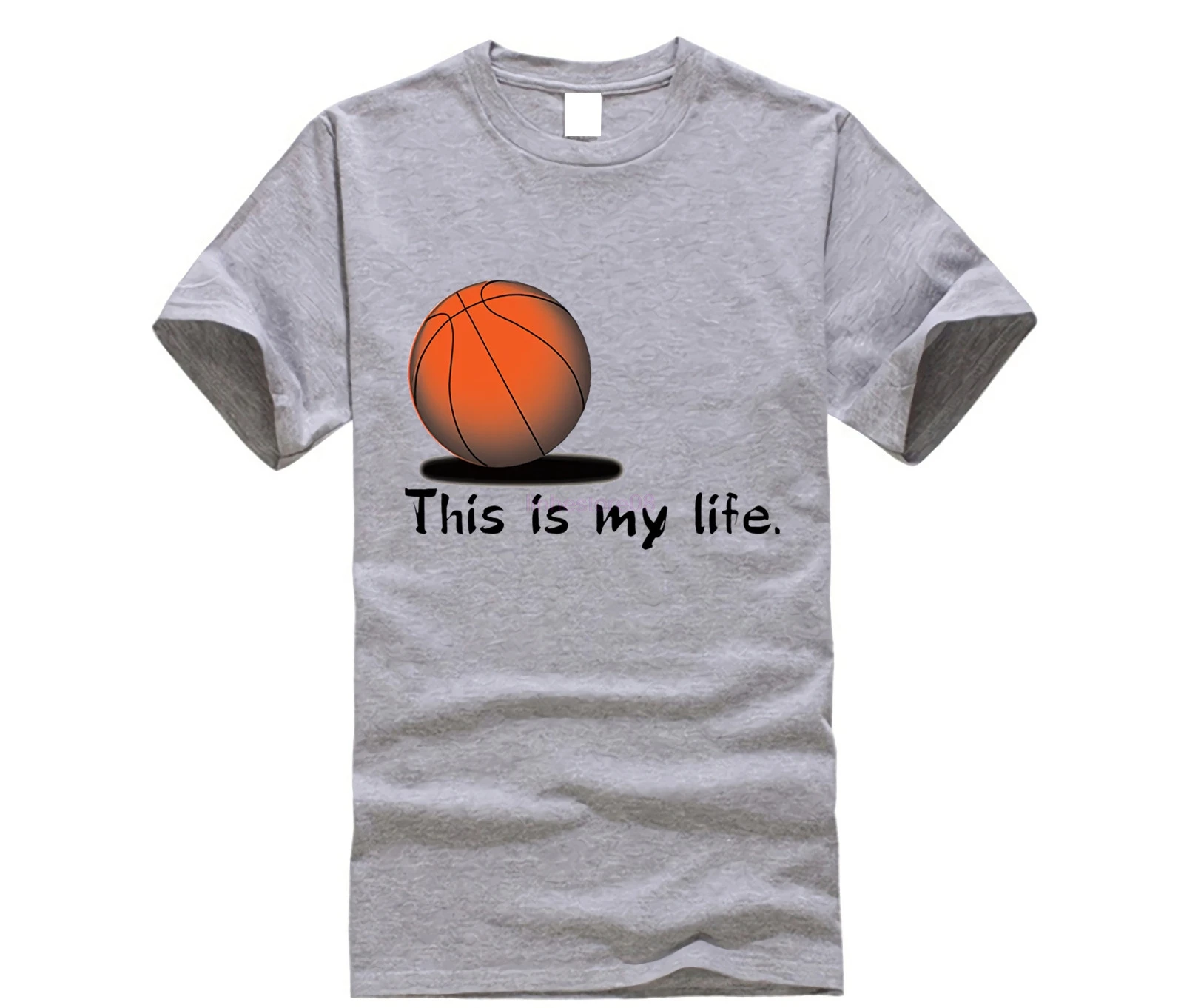 Топы летняя крутая забавная футболка это моя жизнь баскетбольная сетчатый мяч