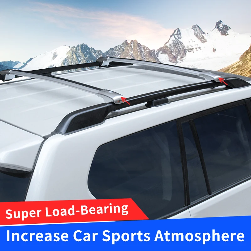 Багажник на крышу из алюминиевого сплава поперечная рейка для Toyota Land Cruiser 200 Prado 150