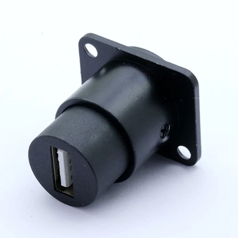 1 шт. D-type USB 2,0 прямой модуль шасси Монтажный разъем аудио разъем аксессуары для динамиков комплекты