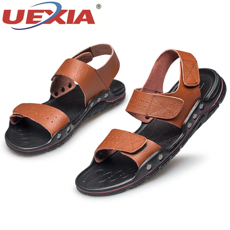 Outdoor Fashion Men Sandals Summer Shoes Casual Breathable Beach New Style High Quality Hook &amp Loop Design | Обувь