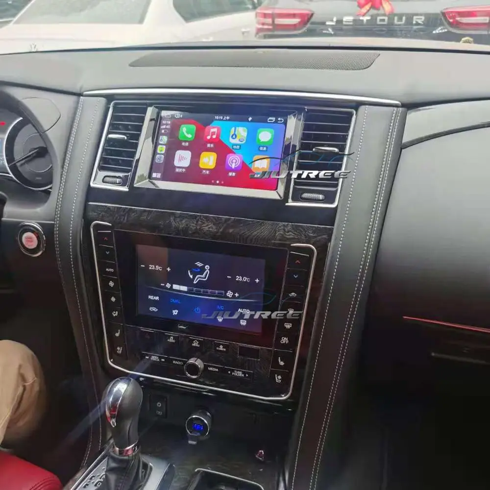 Автомагнитола для Nissan патруль Y62 2010-2020 Android двойной сенсорный экран автомобильный