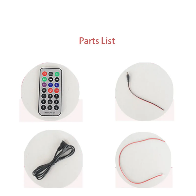 Панель усилителя сабвуфера Lusya со встроенным Bluetooth FM радио усилители аудиоплата