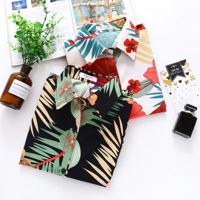 

Women's Blouse Long Sleeve Loose Geometric Print Harajuku Style Top For Spring and Summer