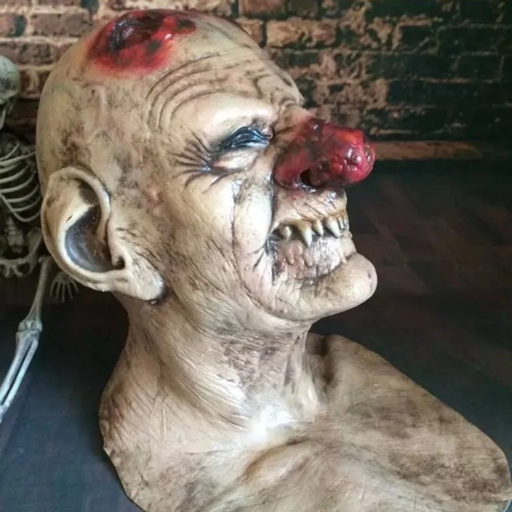 Латексная ужасная маска Goblins с большим носом страшный костюм косплей-реквизиты