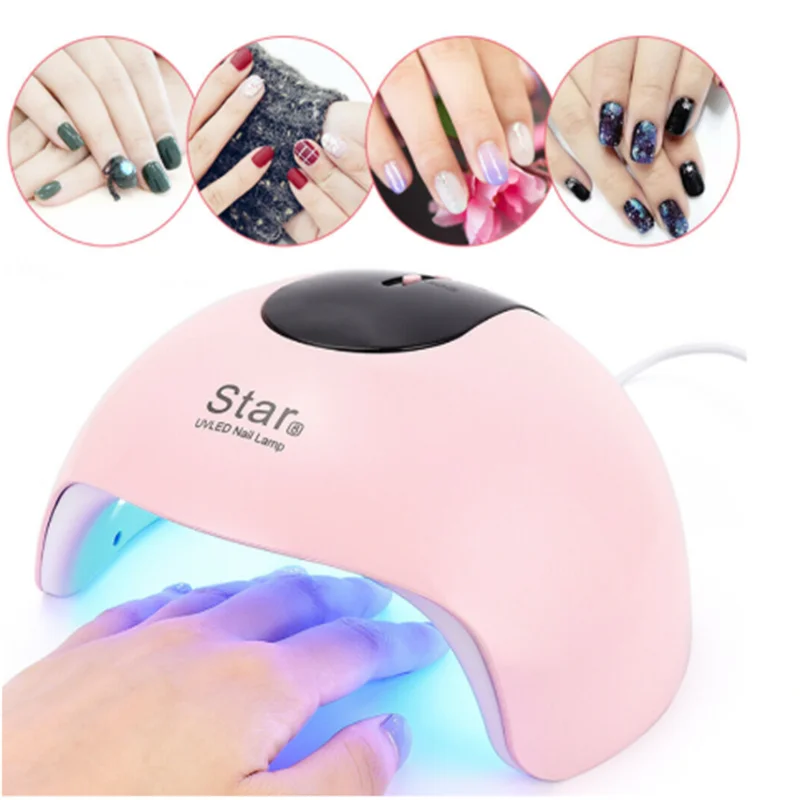 

36W Nail Phototherapy Machine Induction Quick-drying Phototherapy Lamp Nail Glue Baking Lamp Nail Machine Led Dryer Nail Lamp