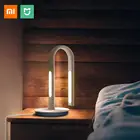 Оригинальная настольная лампа Xiaomi Mijia, настольная лампа 2S с регулируемой яркостью, двойной источник света, умное приложение, пульт дистанционного управления, 100-240 В