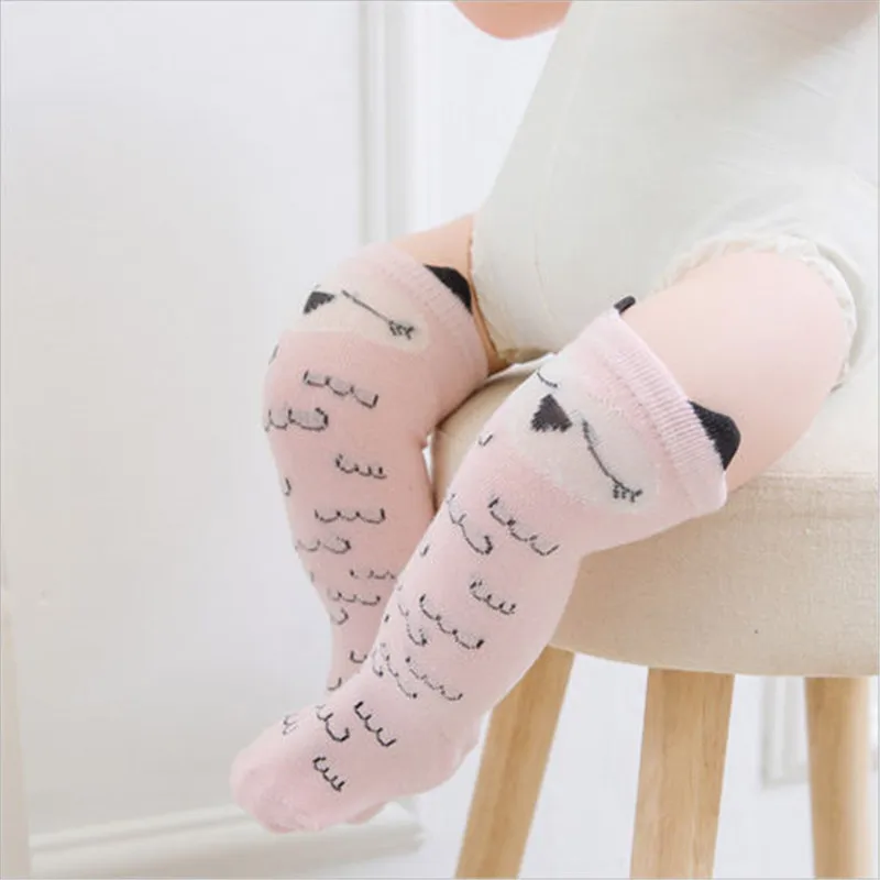 Toddler Baby Girls Short Socks Cute Cartoon Animal Soft Cotton Knee High Boy Girl Sock Floral Children | Детская одежда и обувь