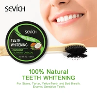 sevich 30g teeth whitening powder smoke coffee tea stain remove bamboo activated charcoal powder oral hygiene dental tooth care