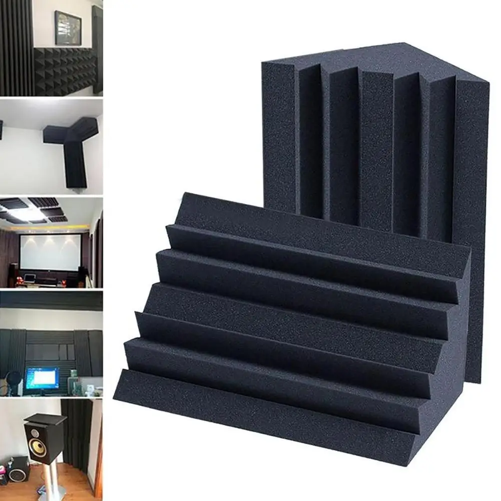 

Soundproofing Foam Acoustic Bass Trap Corner Absorbers for Meeting Studio Room