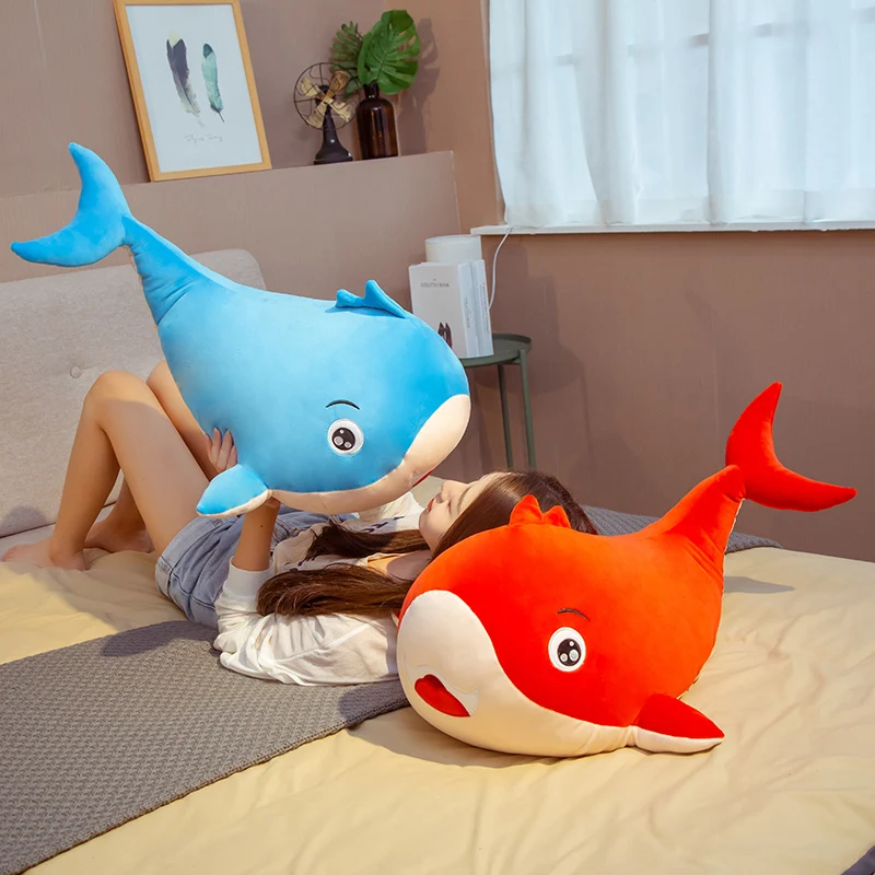 

Kawaii Sea Fish Plush Toy Stuffed Animal Doll Soft Pillow Baby Kids Girls Whale Toys Birthday Gift