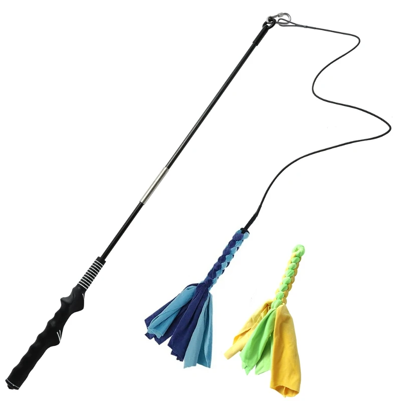 Интерактивная игрушка-тазер для собак палочка хлопковая веревка игрушка подарок