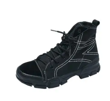 Женские ботинки в стиле милитари дышащие холщовые полусапожки для пустыни