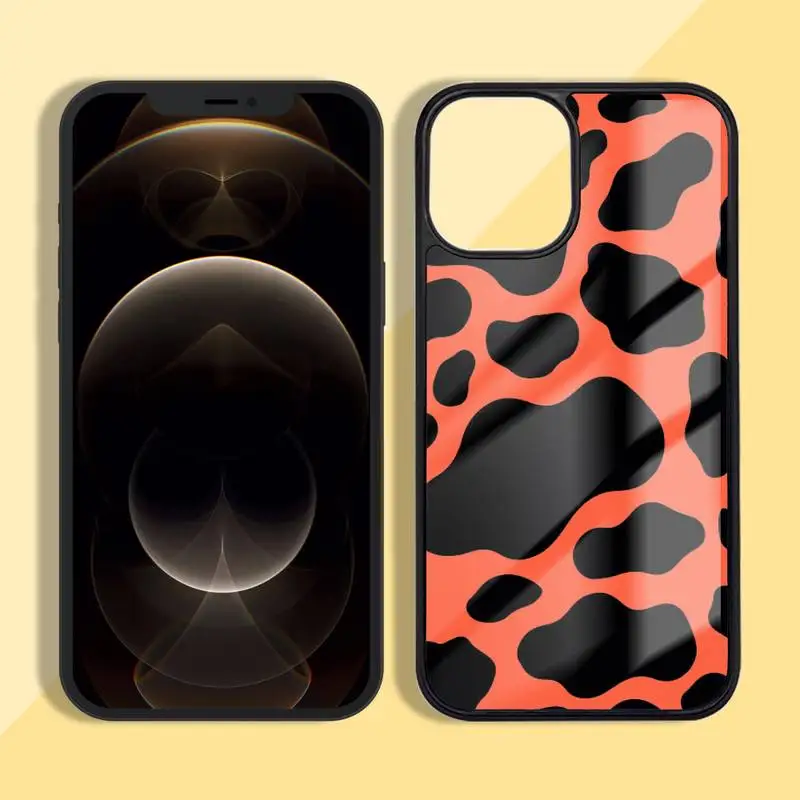

Cow color Print Phone Case Silicone TPU+PC For iPhone 11 12 mini Pro MAX 5 6 7 8 Plus Samsung Note20 10 Plus S7 8