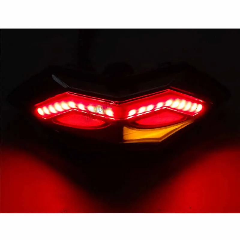Waase для Kawasaki Ninja 250 300 EX300 2013 задний светильник задний стоп-сигналы поворота Интегрированный Светодиодный светильник
