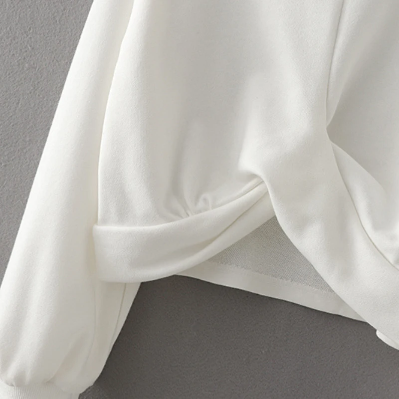 

2020 Autumn Pullover Sweater Knotted Cross Loose Fashion Casual Round Neck Sweater Women Easy To Match Commuter Fashion Style