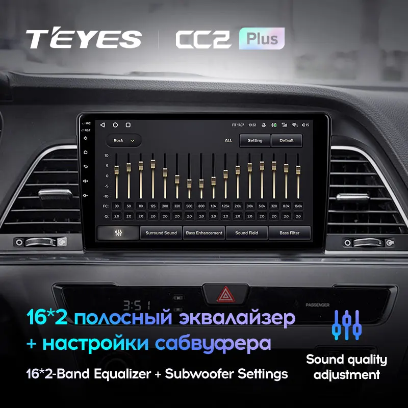 TEYES CC2L и CC2 Plus Штатная магнитола For Хендай Соната 7 LF Hyundai Sonata 2014 - 2017 Android до 8-ЯДЕР 6 +