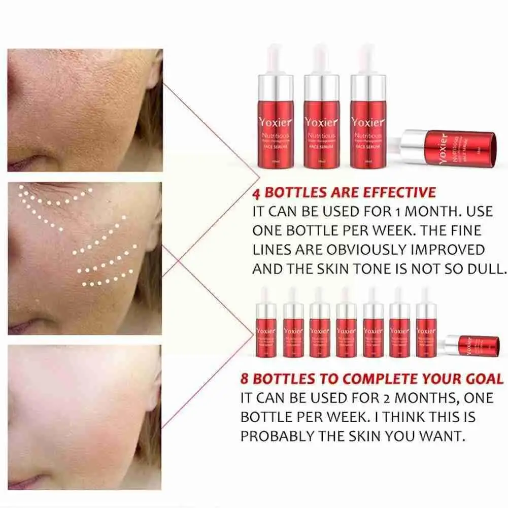 

10ml Pomegranate Essence Serum Moisturizing Fine Eye Bag Anti-aging Treatment Care Firming Remove Skin Lines Ance V1E8