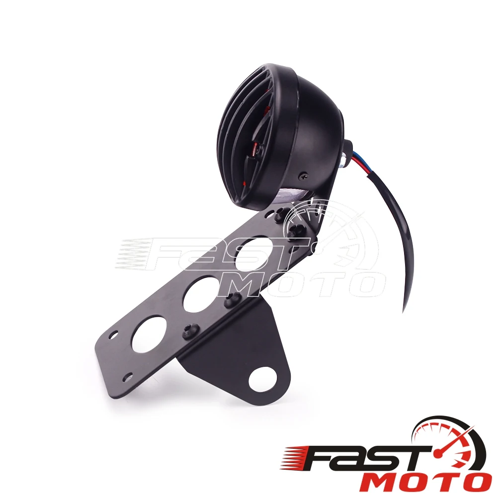 Для Bonneville Cafe Racer черный гриль задний тормоз номерной знак свет стоп сигнал