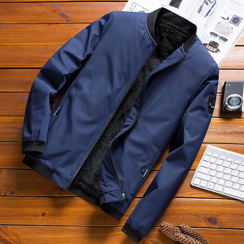 Мужская повседневная хлопковая ветровка Длинные куртки осенняя мужская Военная