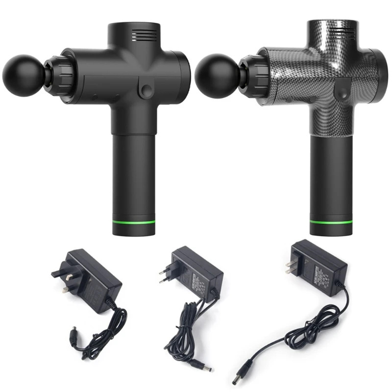 

3-Speed Handheld Massage with 4 Professional Heads for Muscle Pain Tension U2JD