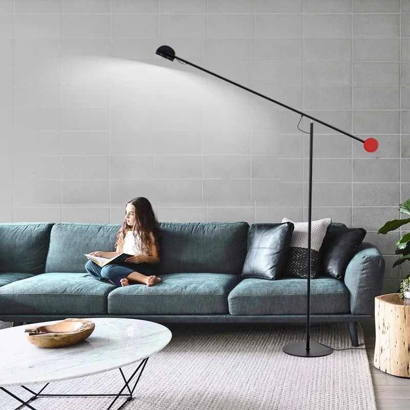 

Artpad Nordic Simple 12W LED Floor Lights Industrial Adjustable Long Arm Lamp Living Room Standing Lamps Aluminum Floor Light