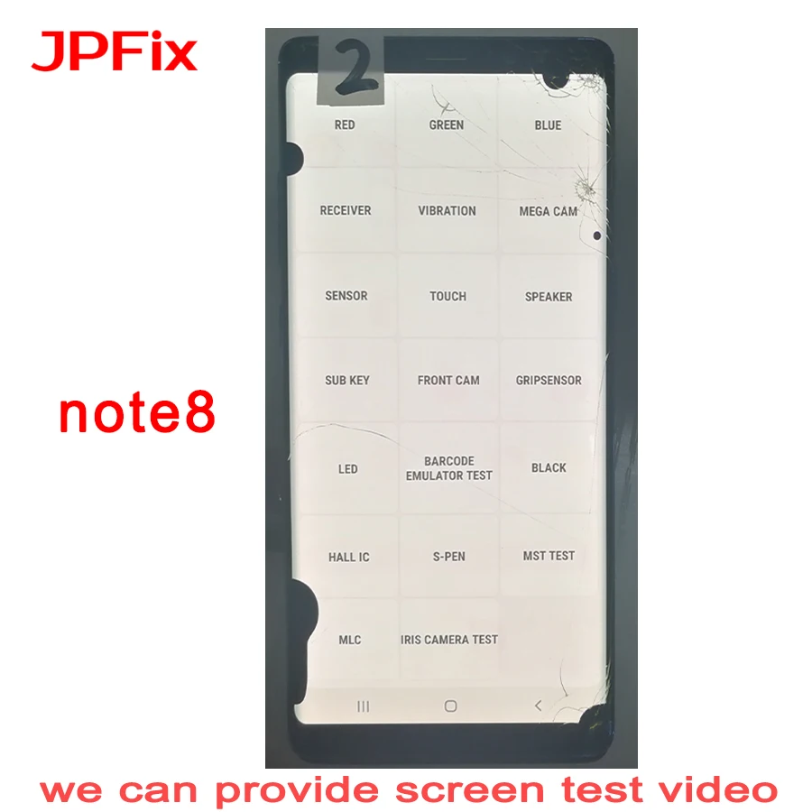Сенсорный ЖК дисплей JPFix Super AMOLED для Samsung Galaxy Note 8 N950FD экран практики поломки стекла