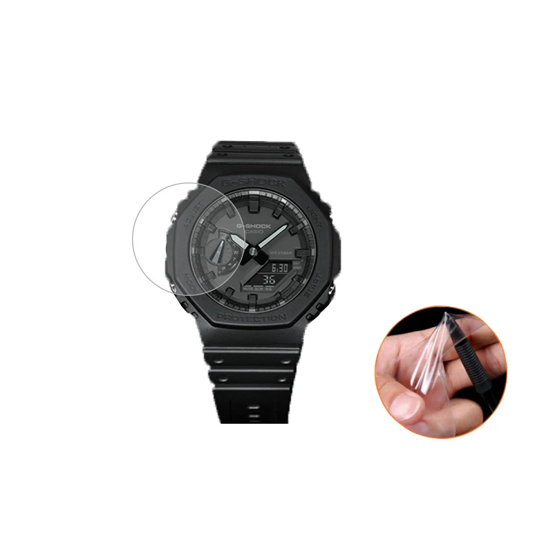 1*2 шт. Защитная мягкая пленка для объектива с оптическими зумом Casio GA 2100 GA2100 Смарт