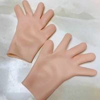 3 pairs soft reusable breathable moisturizing silicone gloves gel cracked hands care spa waterproof cleaning work rubbery gloves