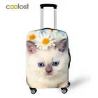 Чехол для чемодана на колесиках 18-32 дюйма, с изображением кота
