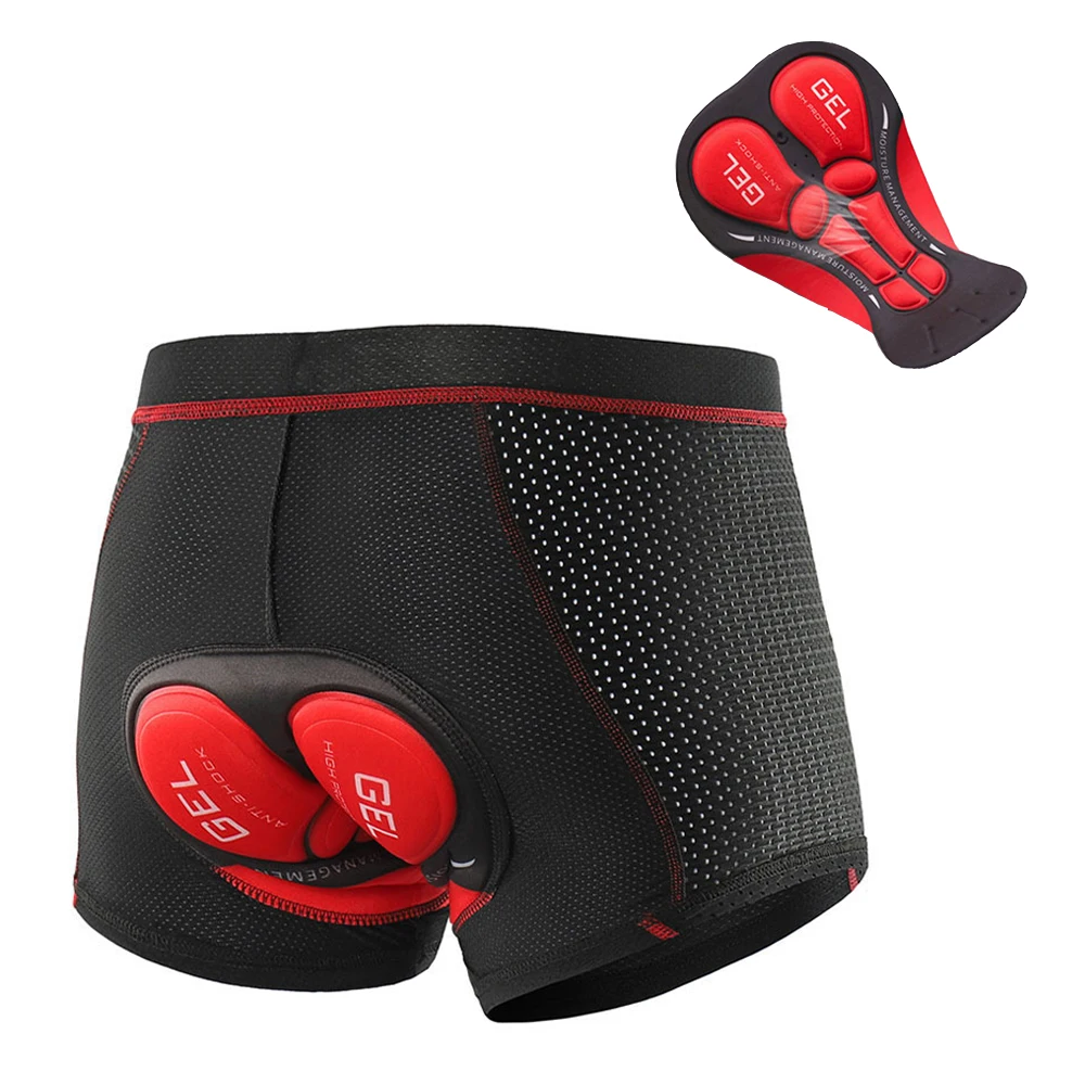 

NEW 2020 Cycling Shorts Cycling Underwear Pro 5D Gel Pad Shockproof Cycling Underpant Bicycle Shorts Bike Underwear