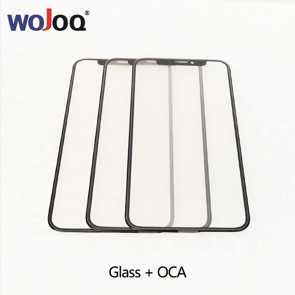 Стекло для сенсорного экрана + OCA iPhone X XS Max передняя сенсорная панель ЖК дисплей