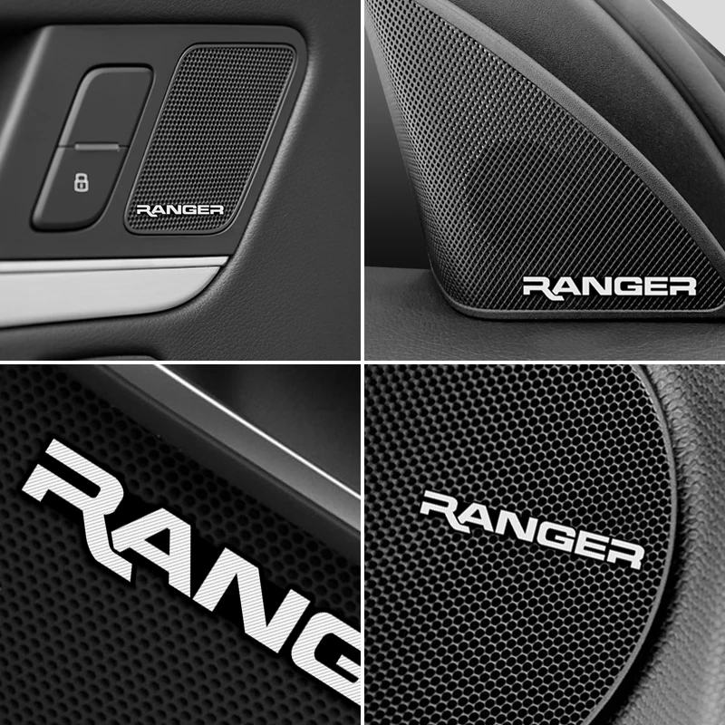 10 шт. 3D алюминиевый динамик стерео значок эмблема наклейка для Ford Ranger T6 2008 2017 2018