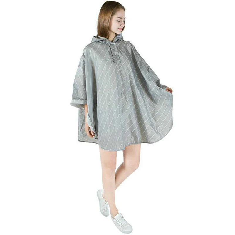 Тренчкот водонепроницаемый дождевик с капюшоном женская уличная одежда для