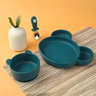 1 набор, Детские Силиконовые тарелки в форме панды