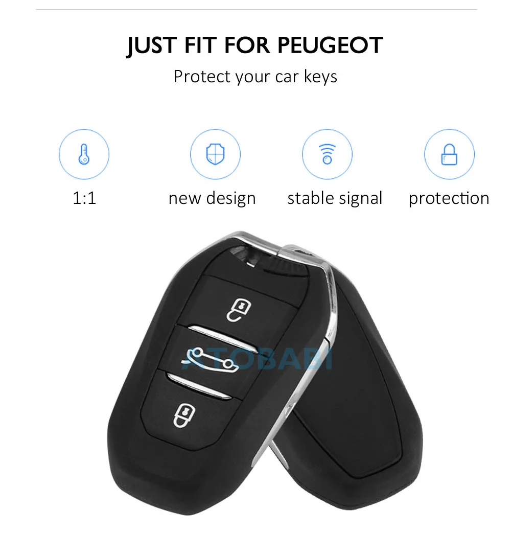 Алюминий брелок для автомобильных ключей, чехол для ключей для peugeot 4008 DS5 301 DS6 308 508 интеллектуальный пульт дистанционного управления Управление Fob в виде ракушки Брелок протектор сумка для ключей