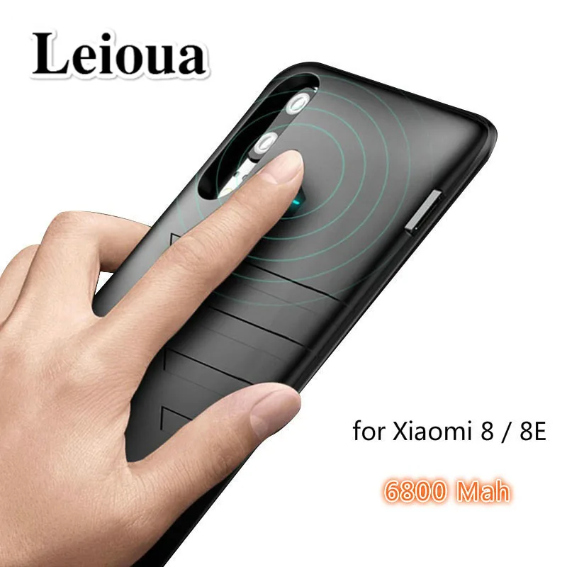 Чехол для батареи Leioua 6800 мАч Xiaomi mi 8 новинка чехол резервного зарядного