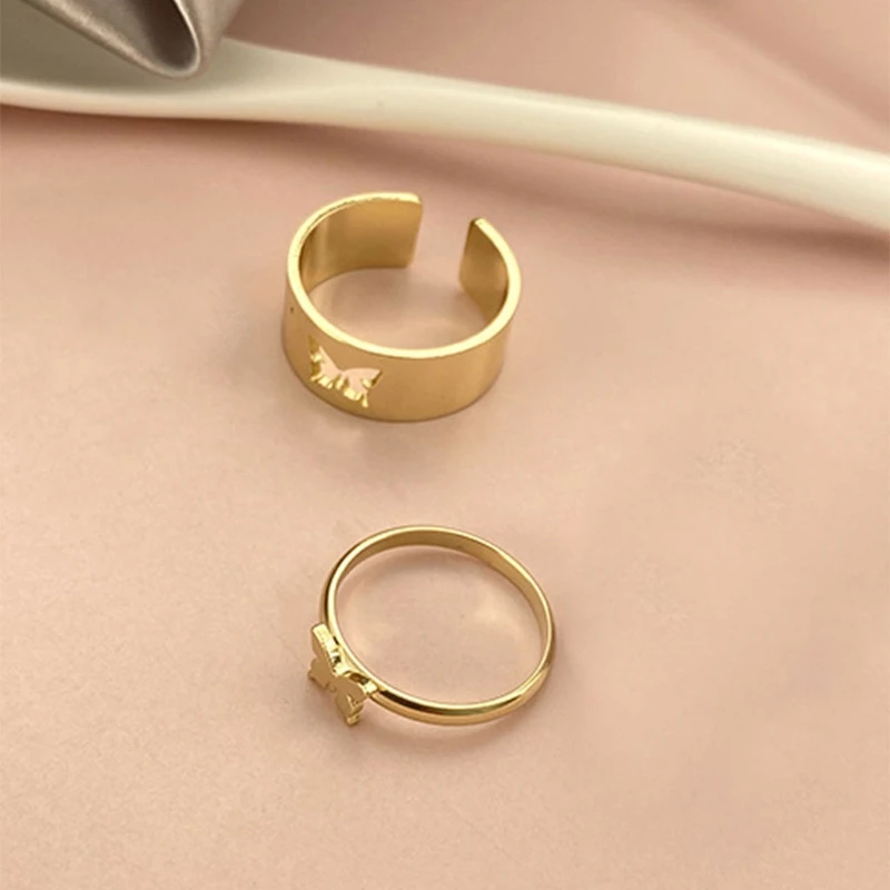 Простые Модные регулируемые ленты открытые подходящие к бабочке Обручальное