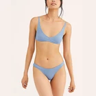 Комплект женского нижнего белья из бюстгальтера пуш-ап и трусов