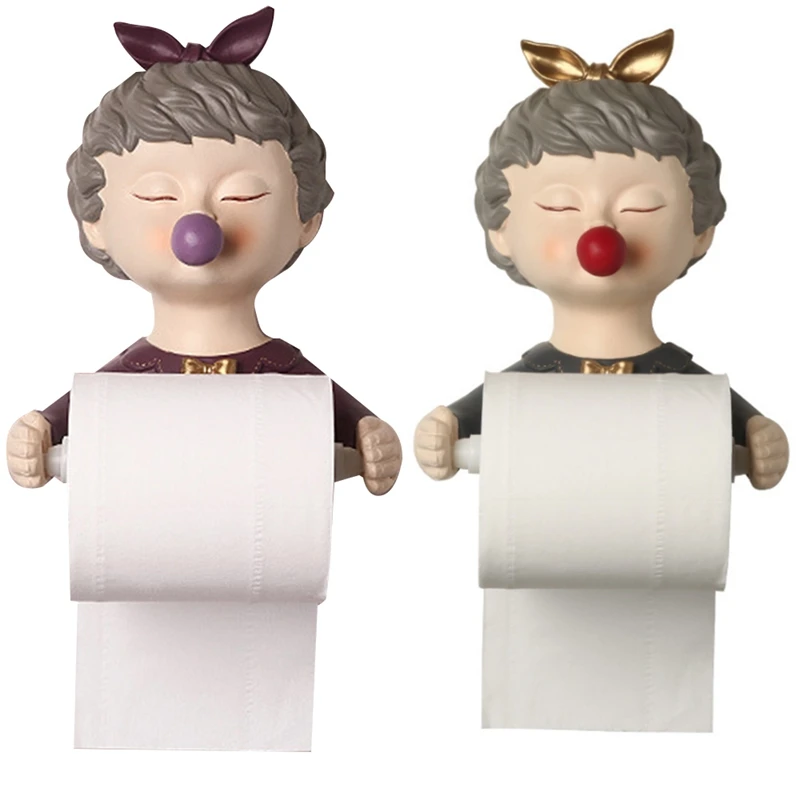 

Держатель для туалетной бумаги, декоративный держатель для бумажных полотенец, аксессуары для ванной комнаты, украшение для ванной