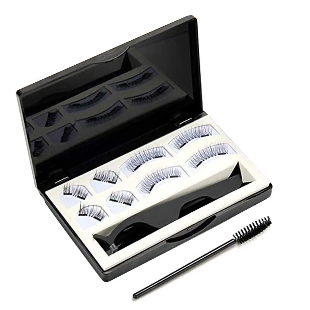 8 шт. 0 2 мм многоразовые магнитные накладные ресницы натуральные долговечные с