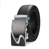 luxury leather mens belt automatic buckle two layer cowhide business mens belt pure cowhide belt buckle material alloy