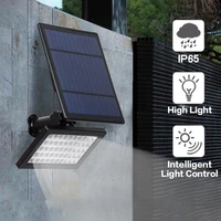 brelong solar 50leds lawn light home patio wall lamp spot light outdoor waterproof 1 pc