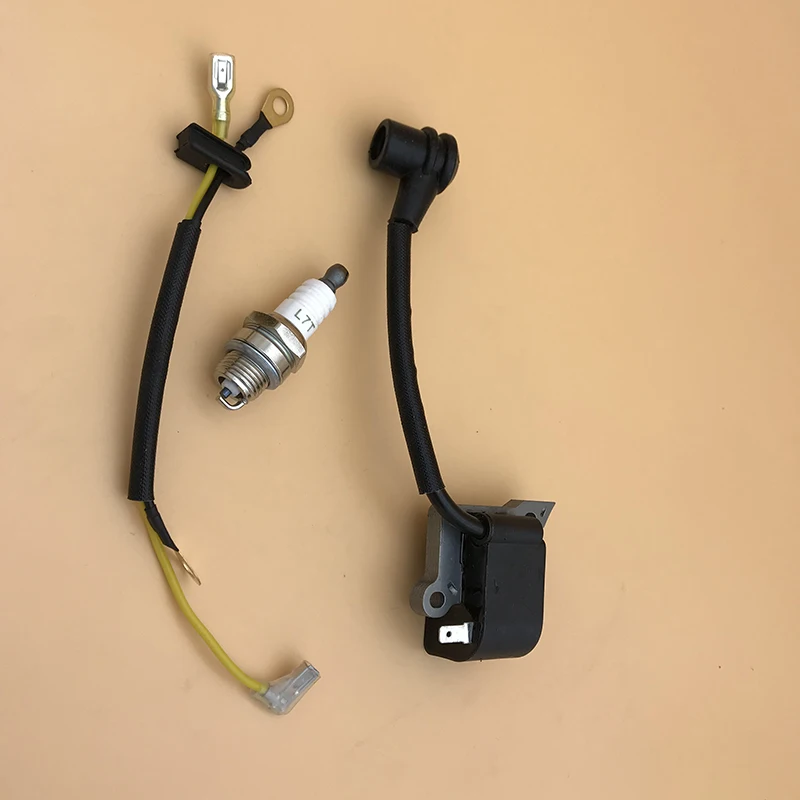 Модуль катушки зажигания HUNDURE набор свечей для HUSQVARNA 240 235 136 137 141 23 26 36 41 запчасти