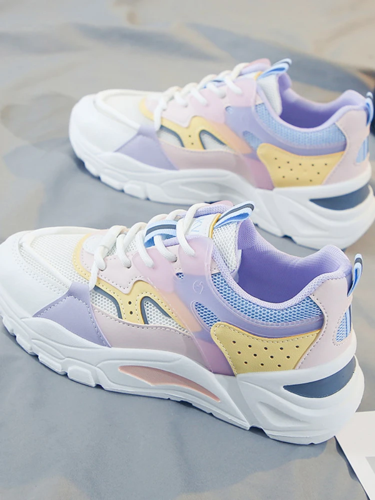 

2021 Autumn New Girl Student Shoes Platform Muffin Shoes Casual Sneakers for Women Shoes