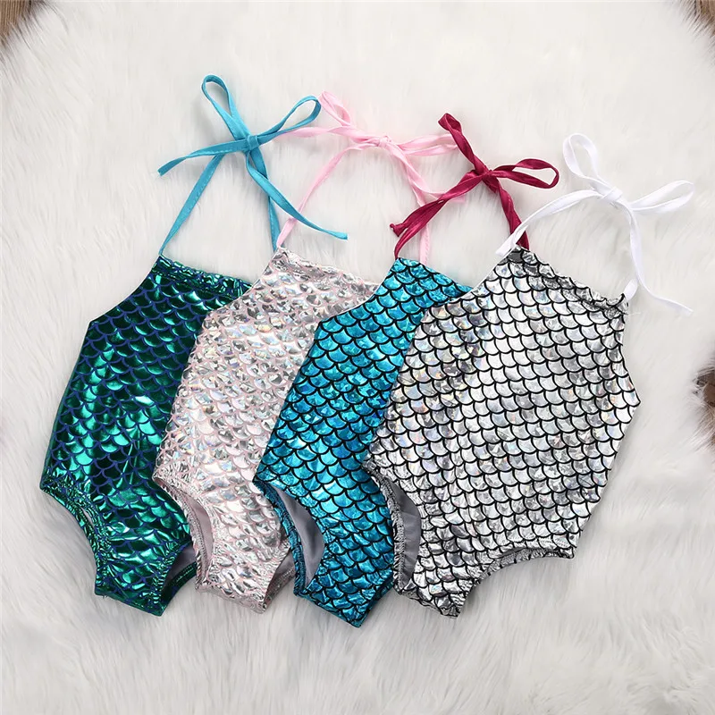 Детская одежда для маленьких девочек купальный костюм Русалочки купальные
